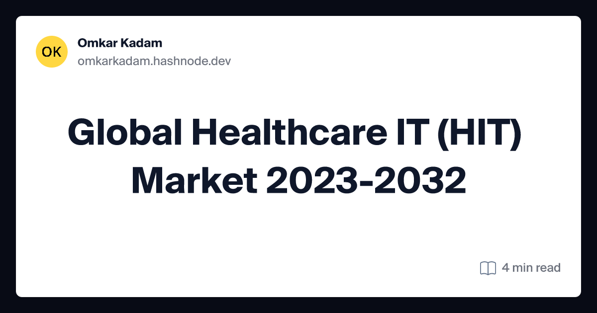 Global Healthcare IT (HIT) Market 2023-2032